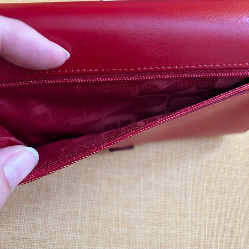 Furla Bloom Wallet Red Leather - Picture 5 of 14